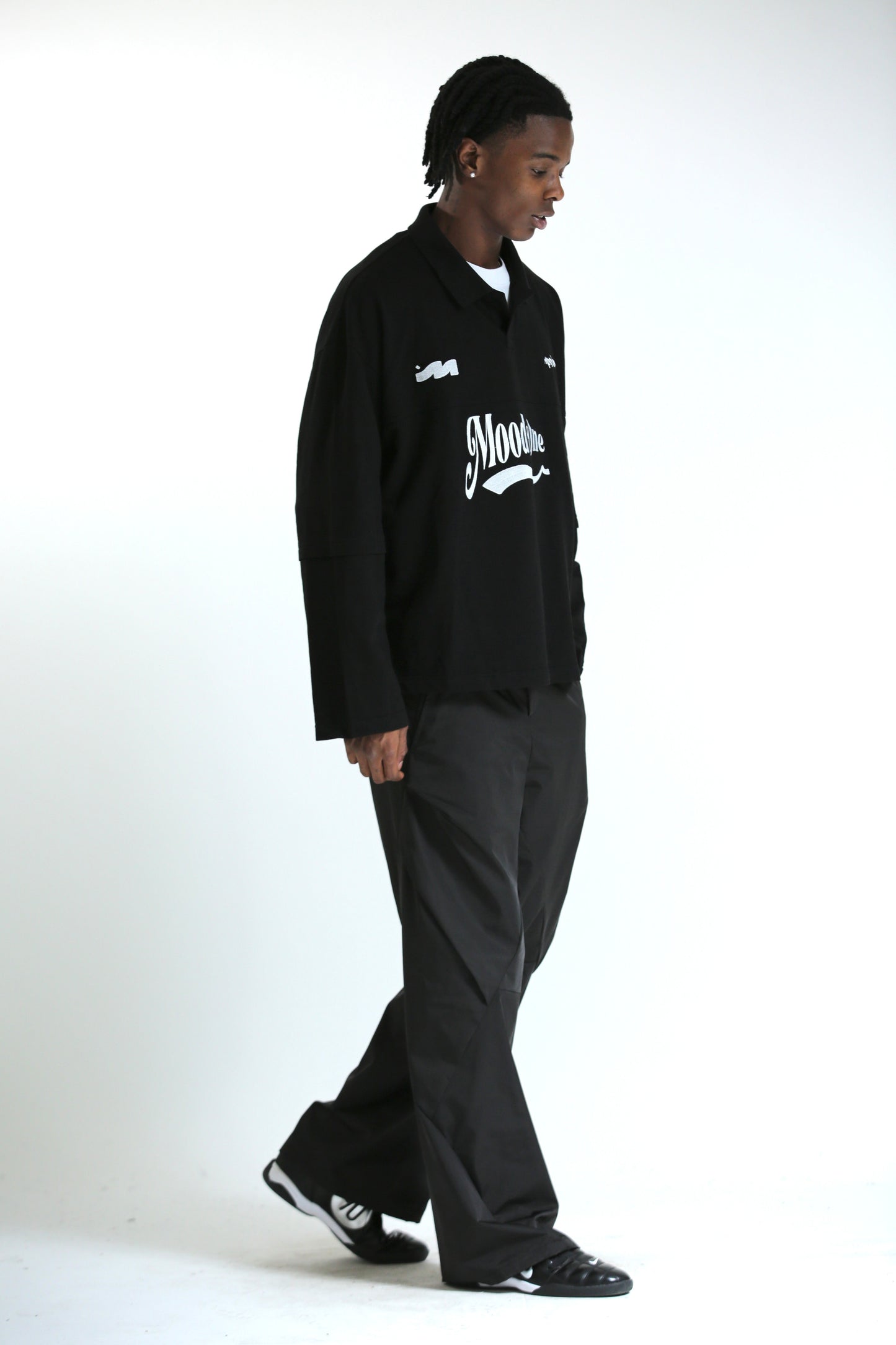 Polo long sleeve Nera doppia manica