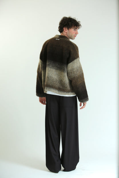 Cardigan mohair moro beige