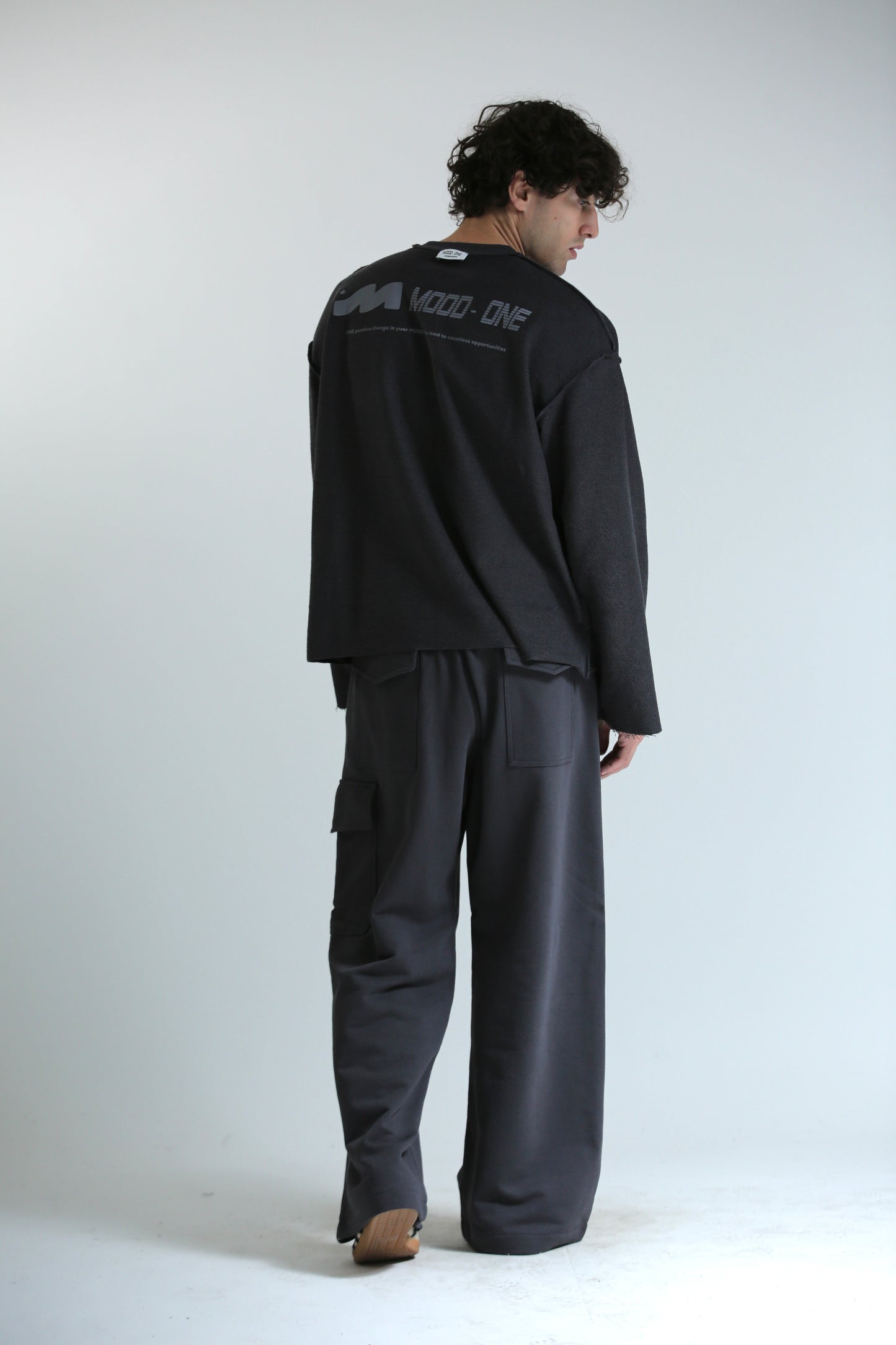 Long sleeve REVERSIBILE piombo