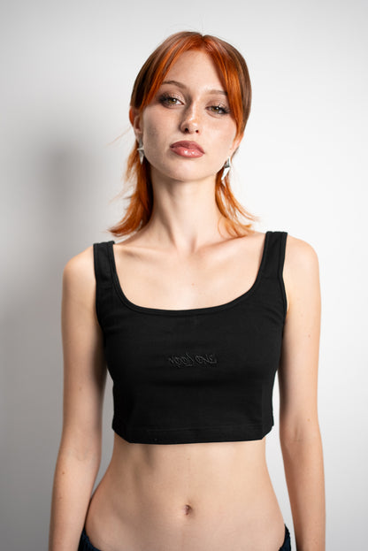 Top donna nero