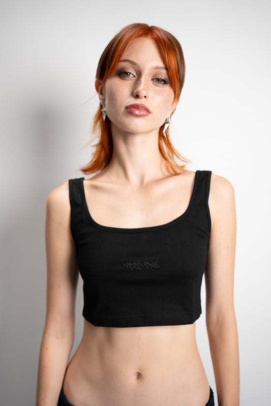 Top donna nero
