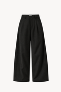 Black Baggy Tailored Trousers
