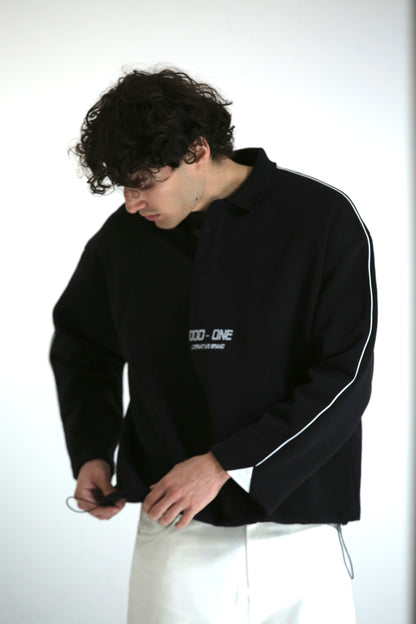 Polo felpa logo crop