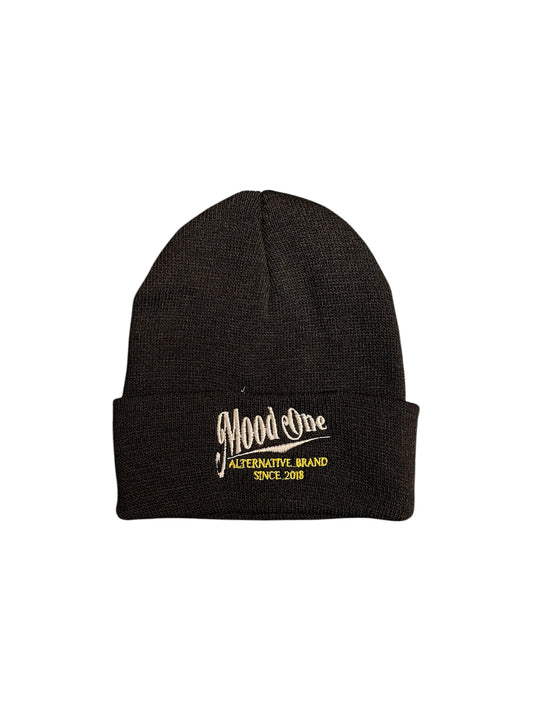 Beanie nero logo vintage