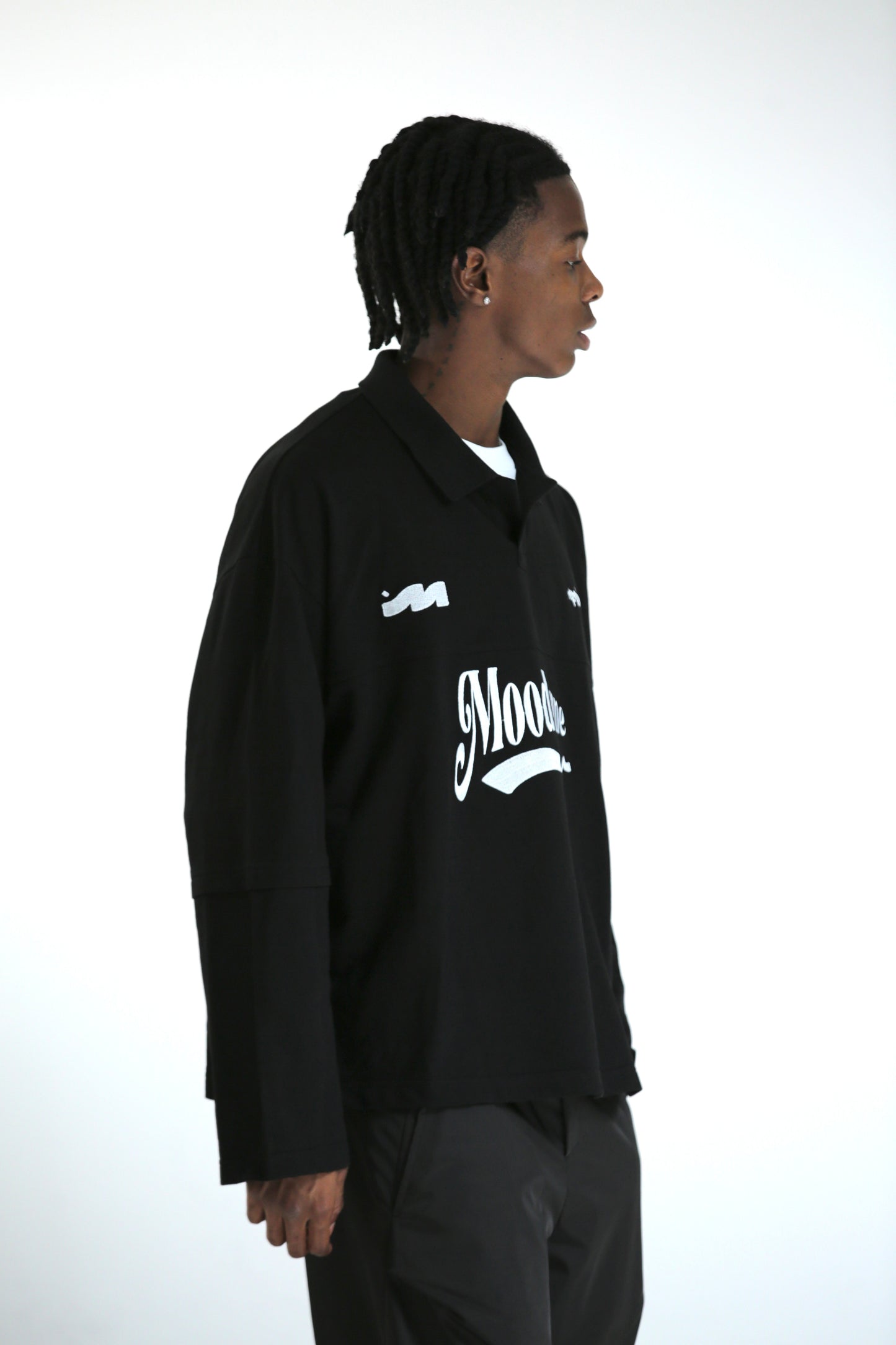 Polo long sleeve Nera doppia manica