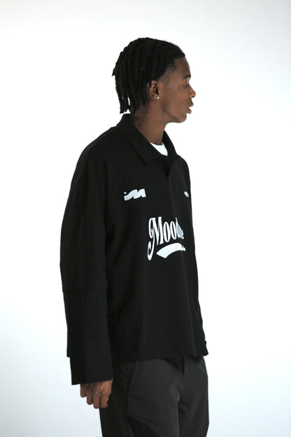 Polo long sleeve Nera doppia manica