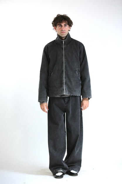 Giubbotto denim lavaggio black