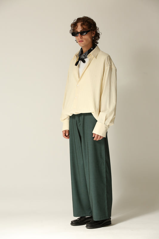 Camicia crepes panna