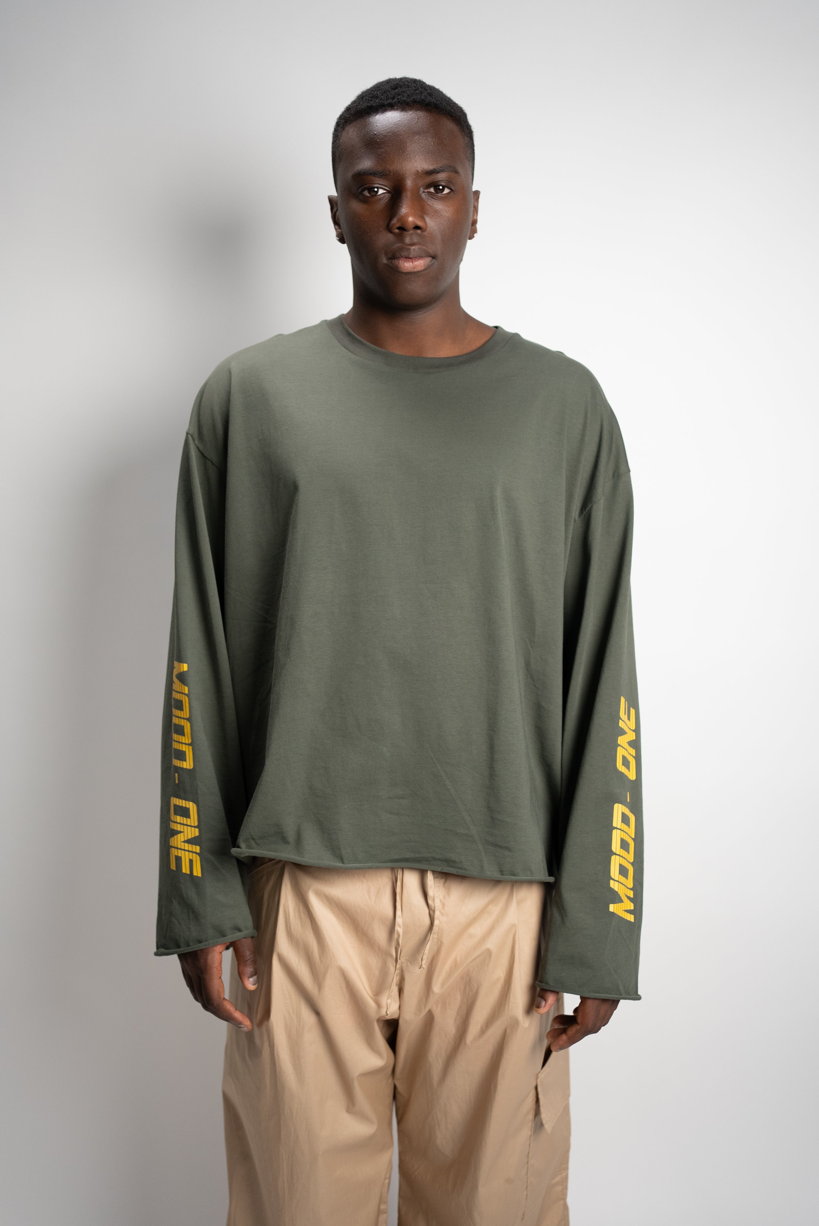 Long sleeve yellow/green