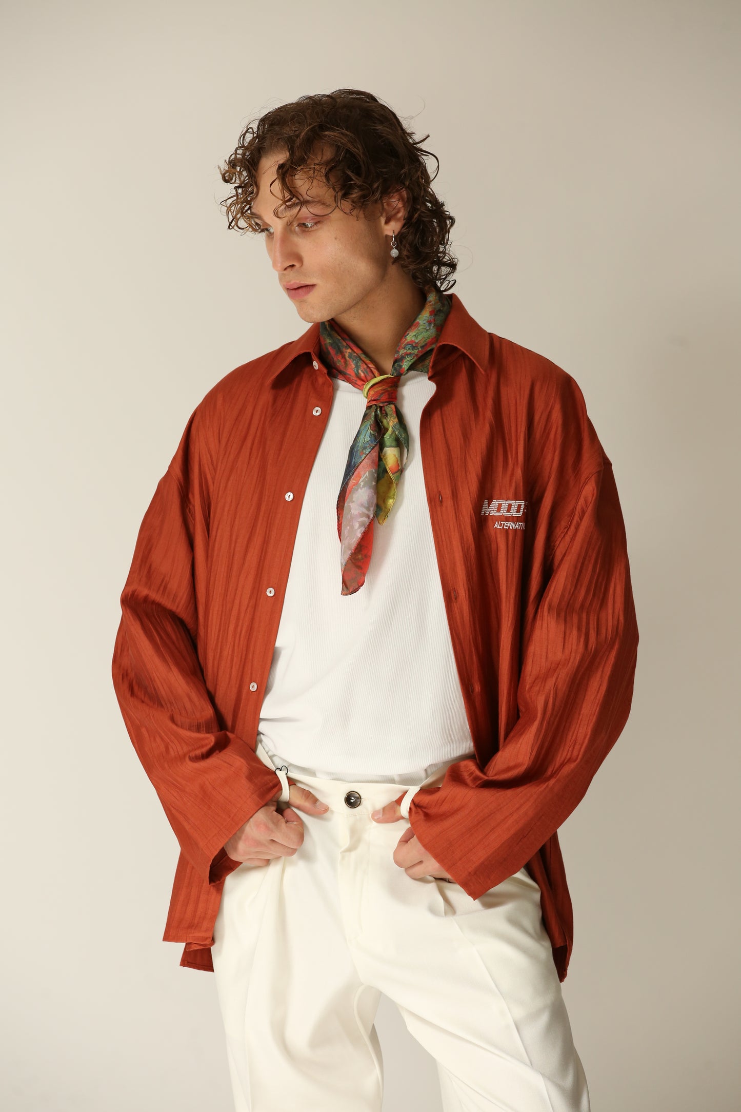 Camicia mondo color rame
