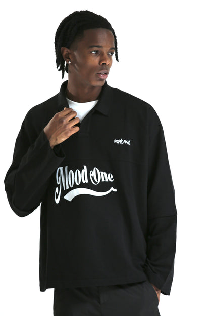 Polo long sleeve Nera doppia manica