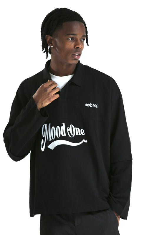 Polo long sleeve Nera doppia manica