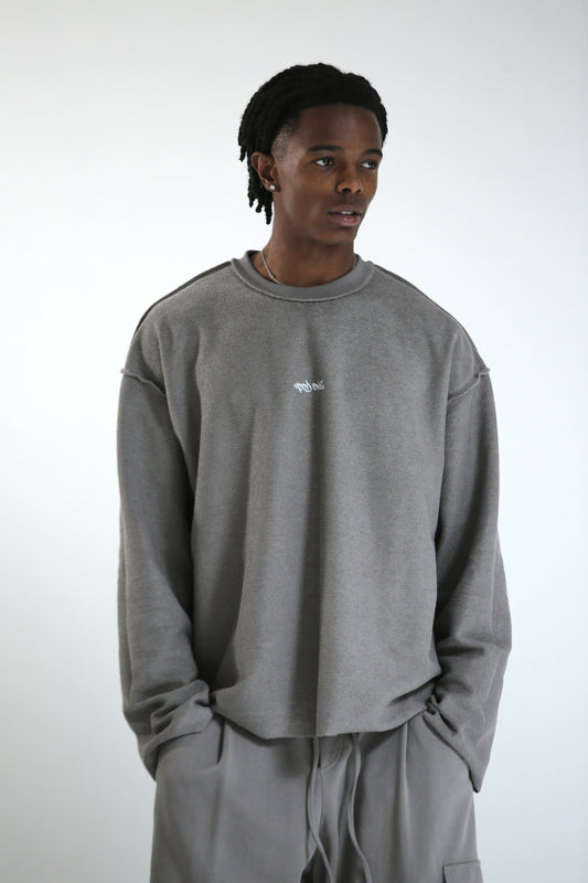 Long sleeve REVERSIBILE grigia