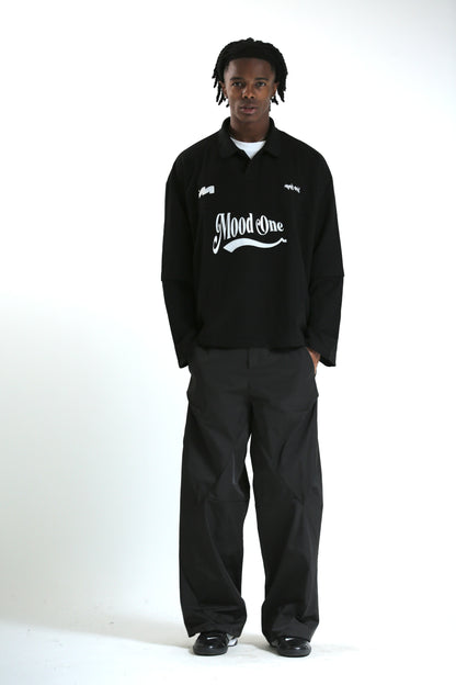 Polo long sleeve Nera doppia manica