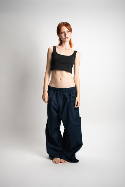Top donna nero