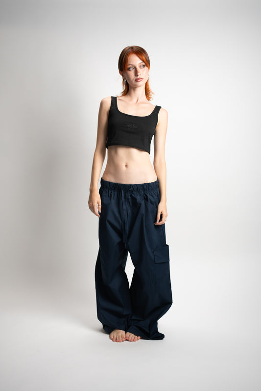 Top donna nero