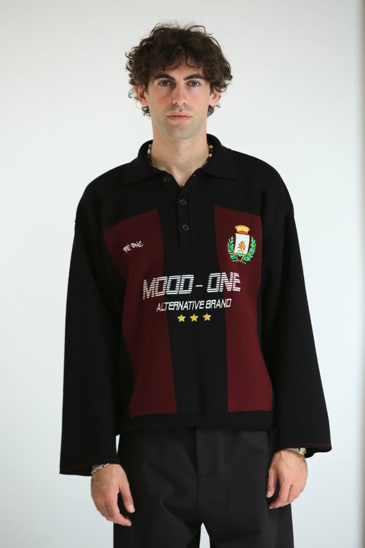 Maglione FOOTBALL rosso nero