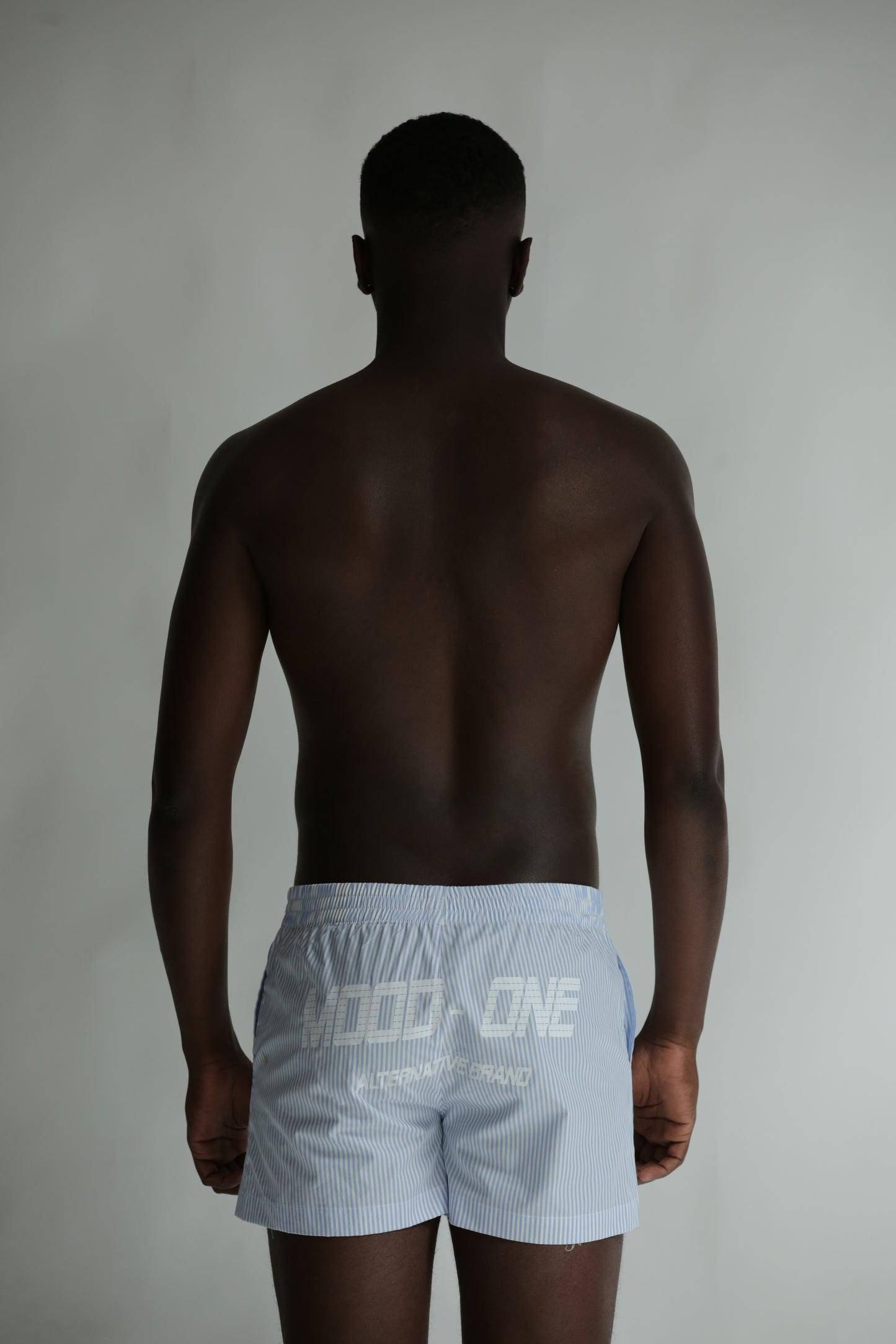 Boxer a righe celesti