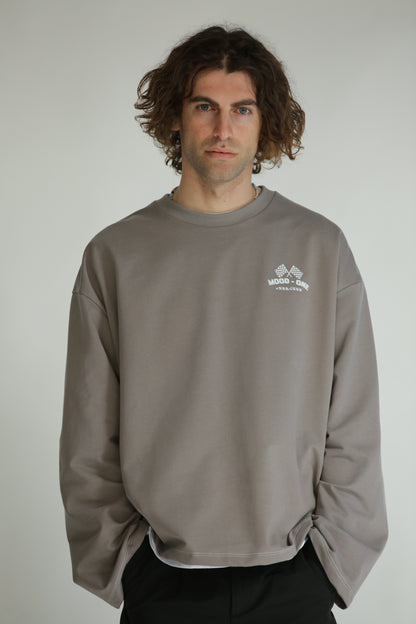 Long sleeve moto cross titanio