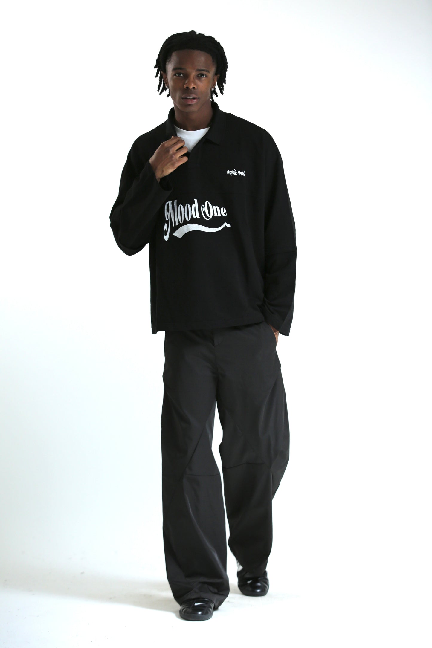 Polo long sleeve Nera doppia manica
