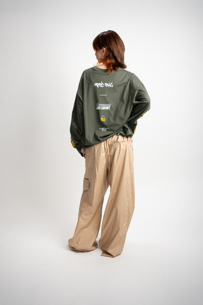 Long sleev unisex verde