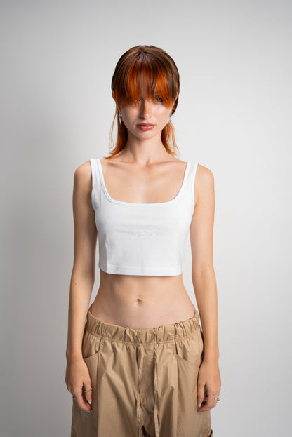 Top donna bianco