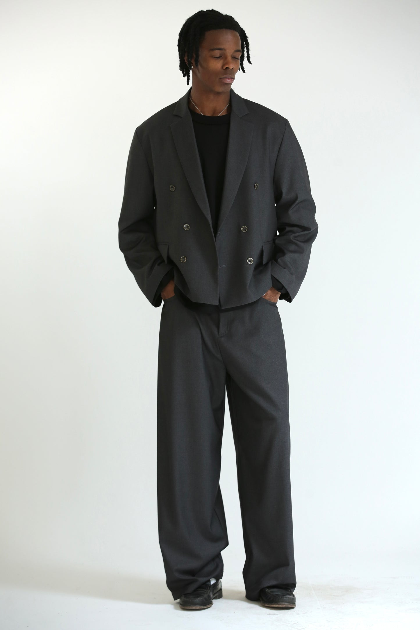 Pantalone Baggy grigio