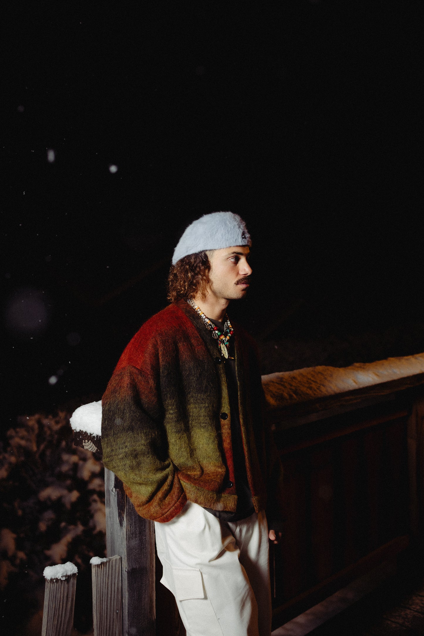 Pantalone tasconato bianco