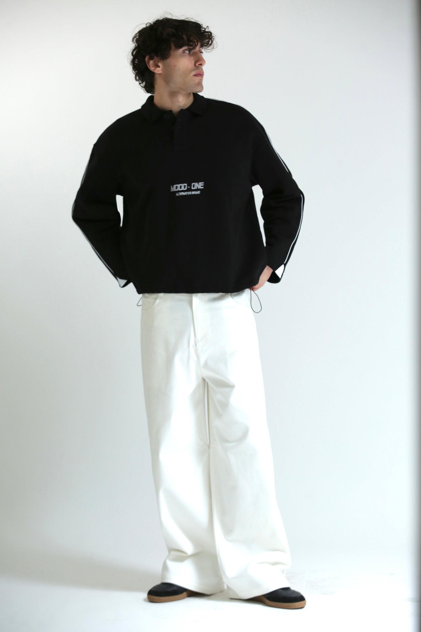 Polo felpa logo crop