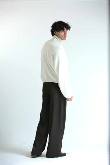 Dolcevita crop bianco