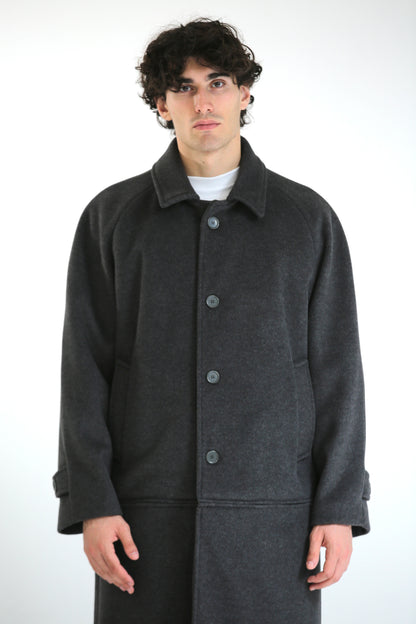 Cappotto lungo/corto panno grigio