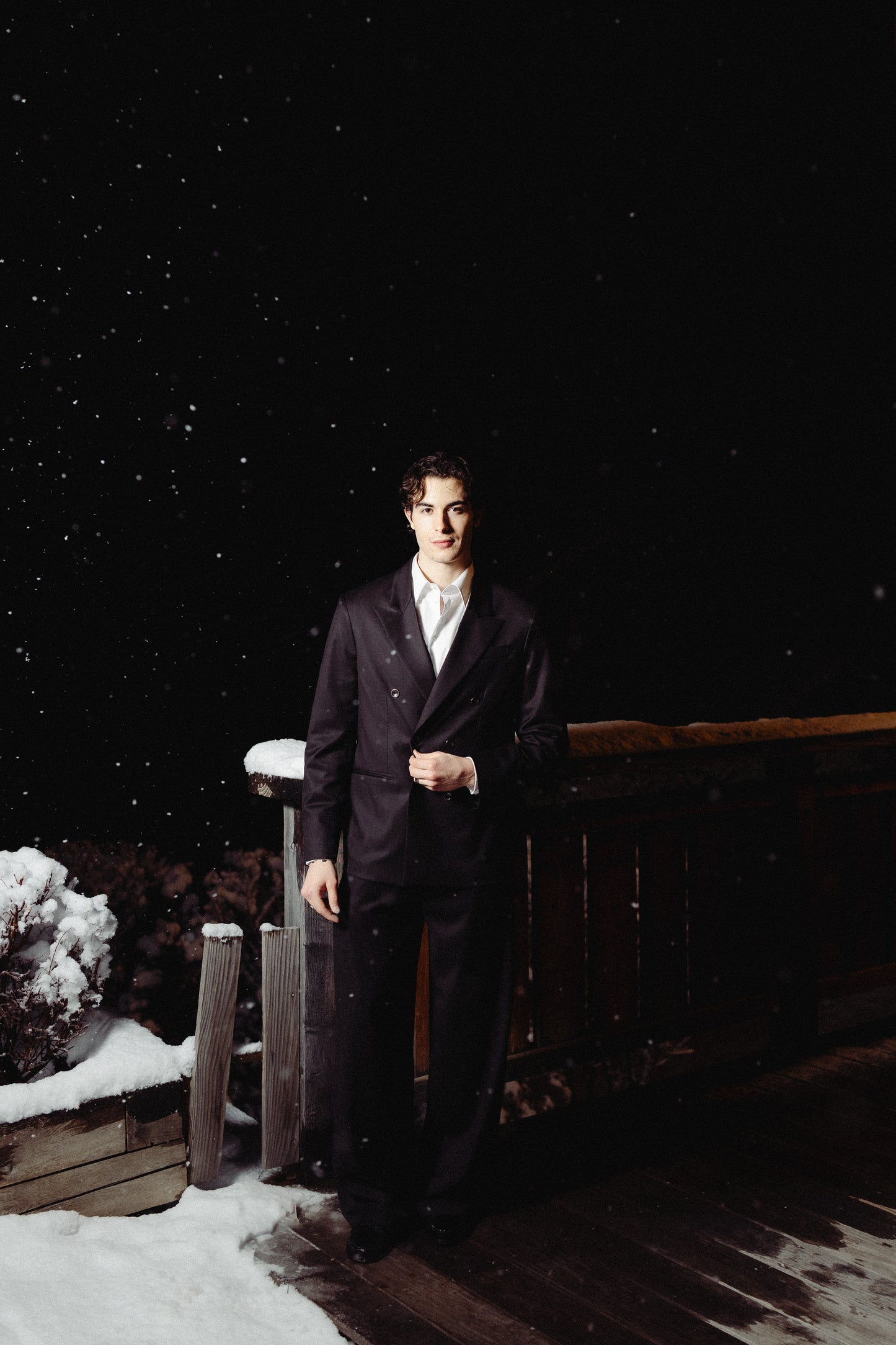 Giacca doppiopetto nera