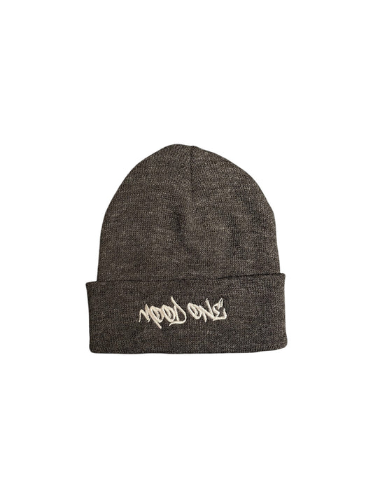 Beanie grigio scuro logo street