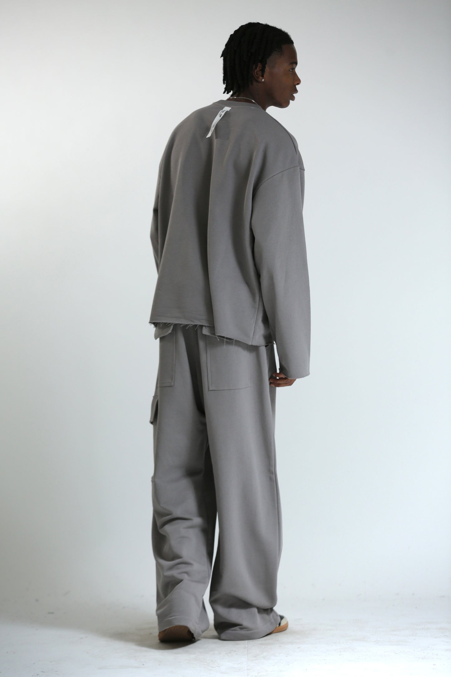Long sleeve REVERSIBILE grigia