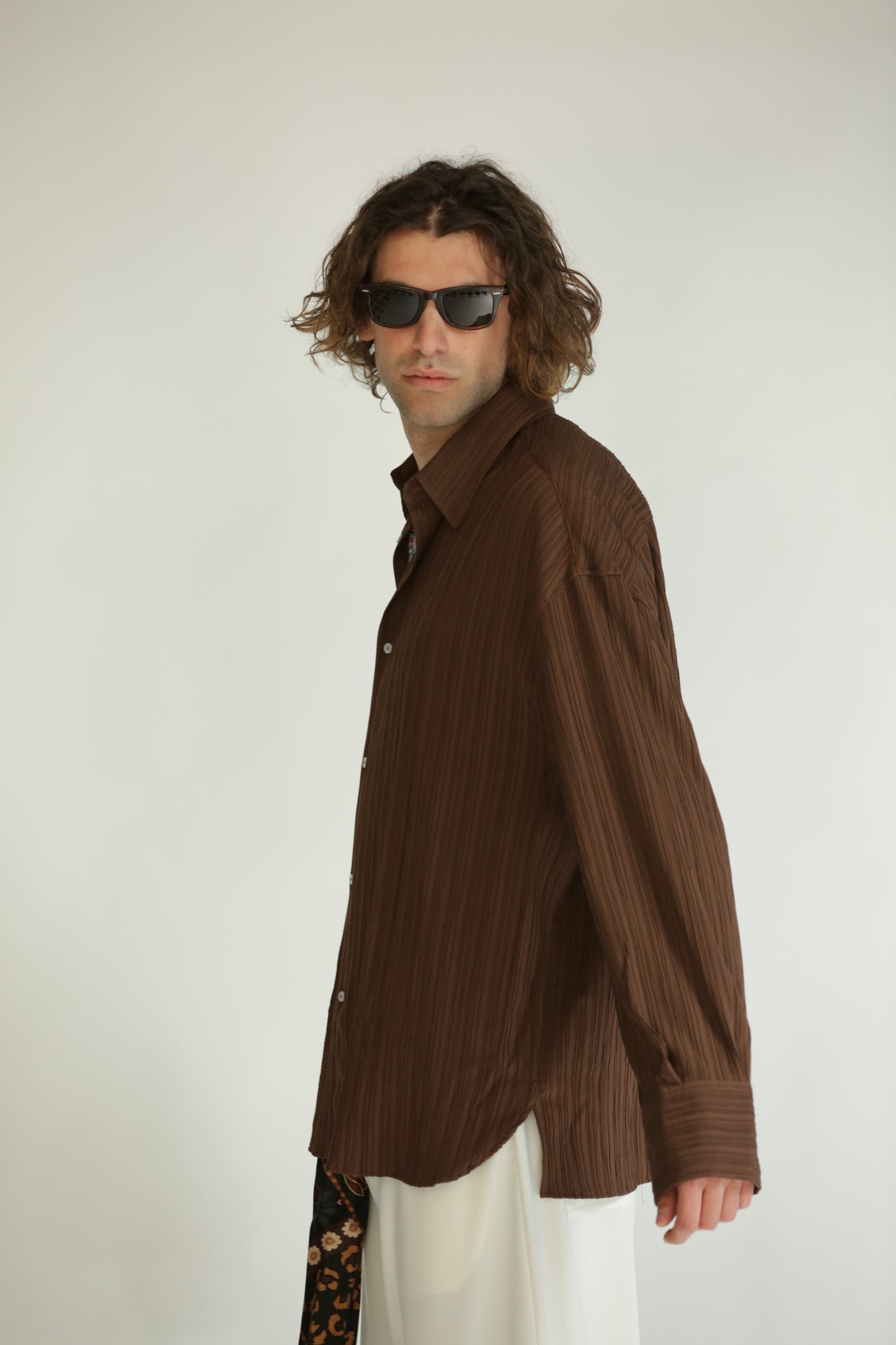 Camicia crepes moro