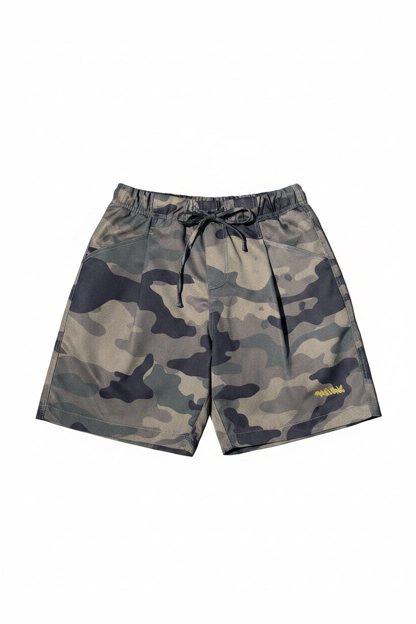 Camo beach shorts