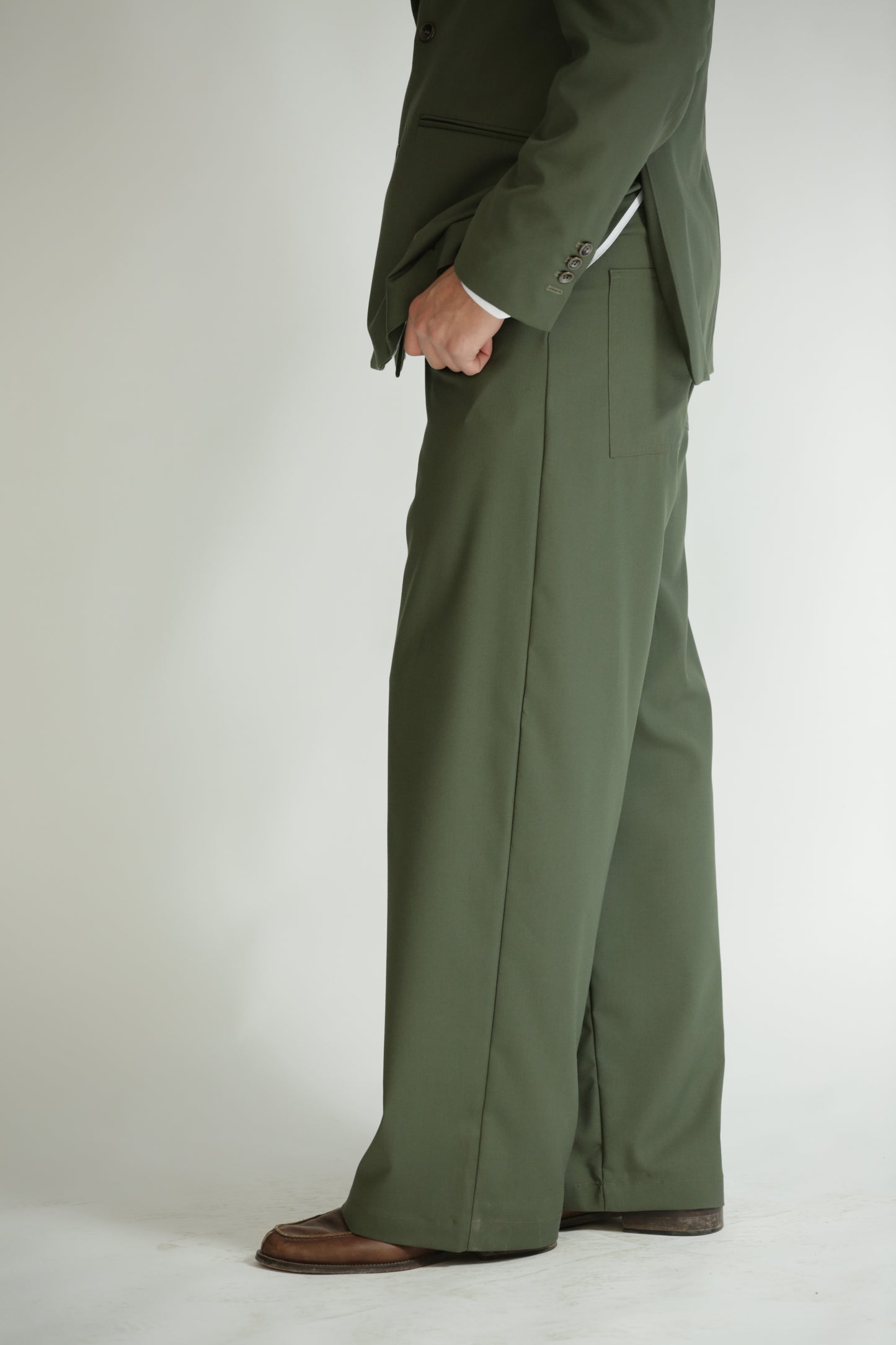 Pantalone Baggy verde