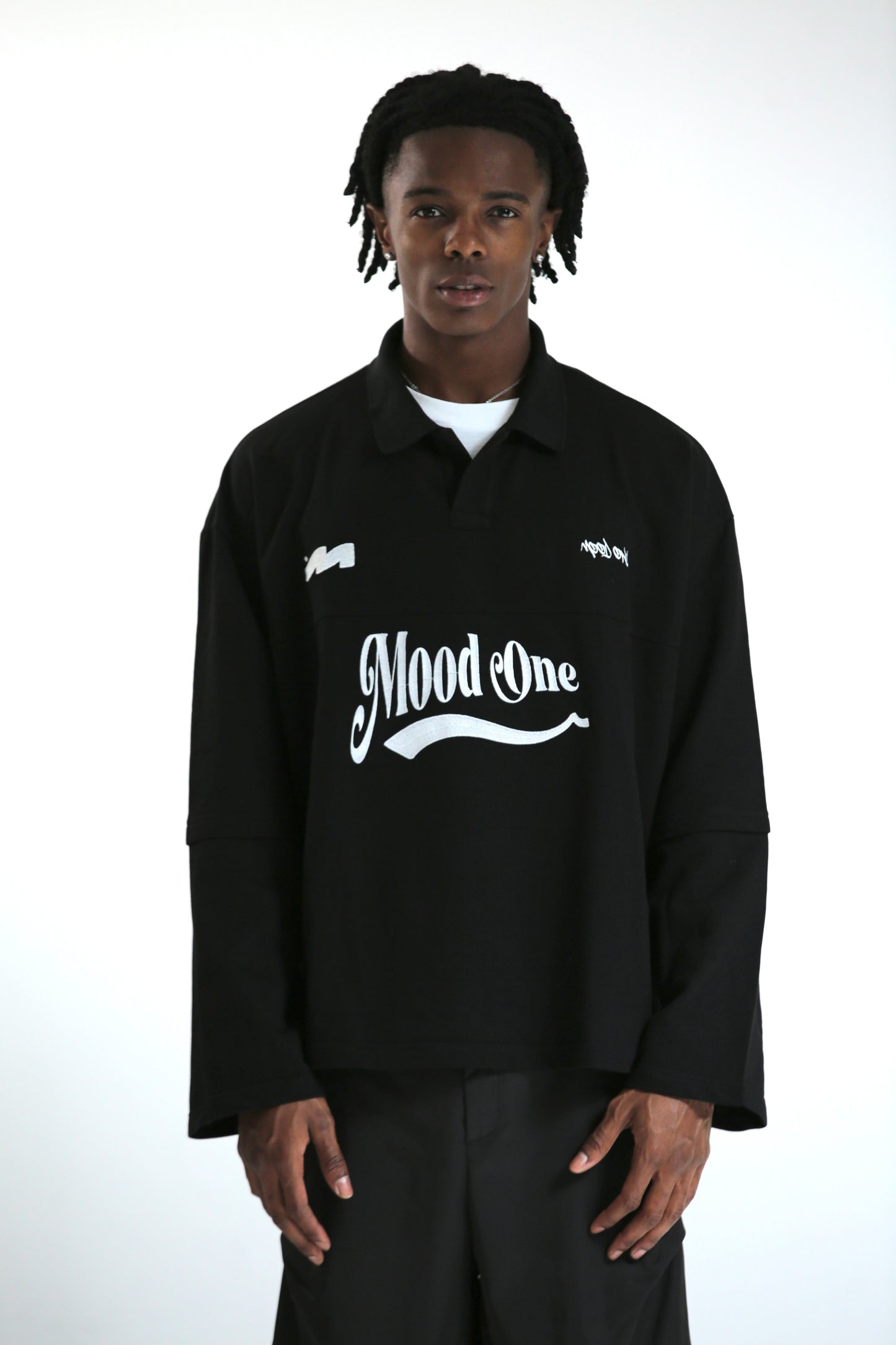 Polo long sleeve Nera doppia manica