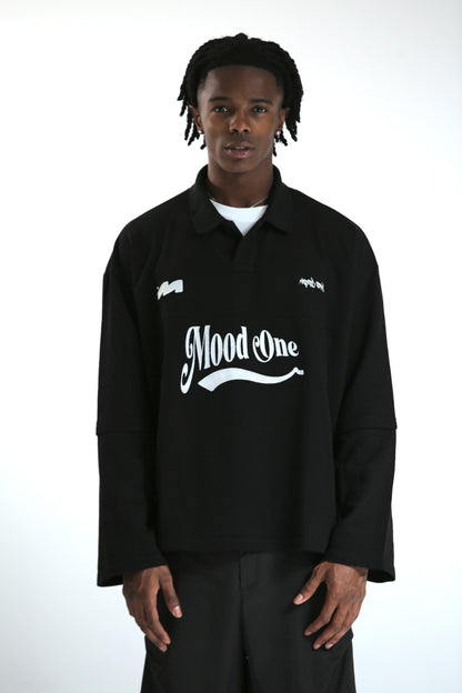 Polo long sleeve Nera doppia manica