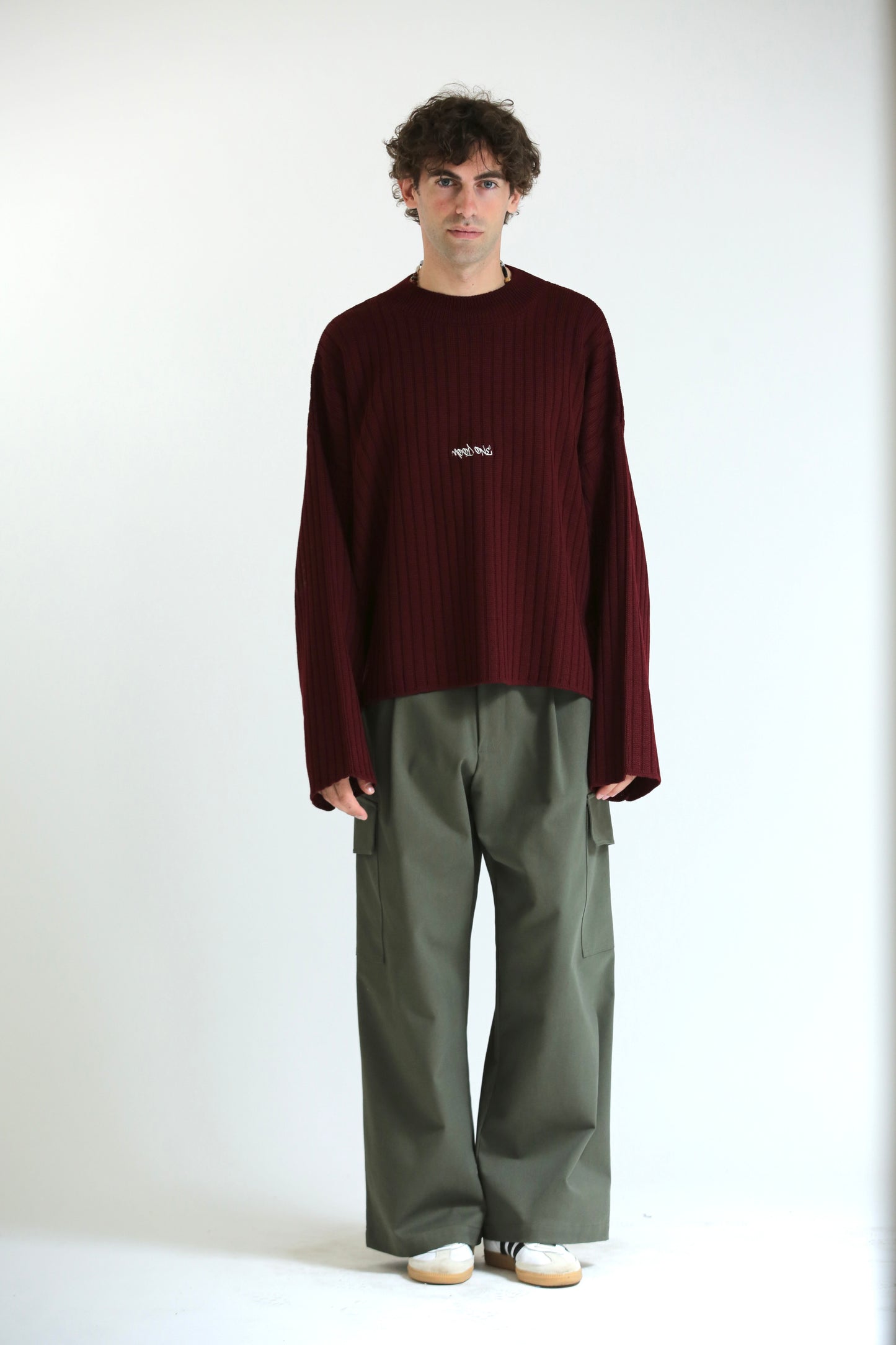 Pantalone tasconato verde cotone