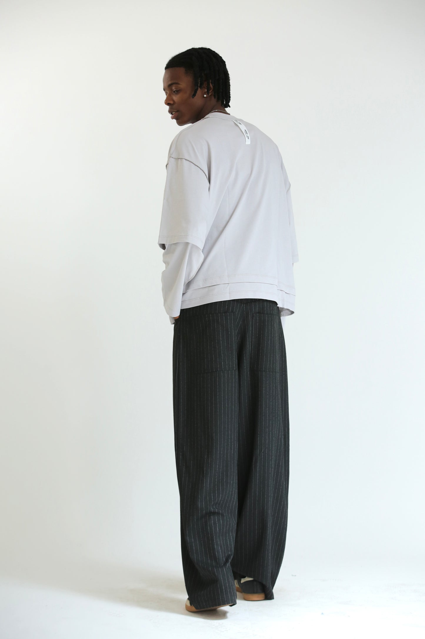 Long sleeve grigio perla