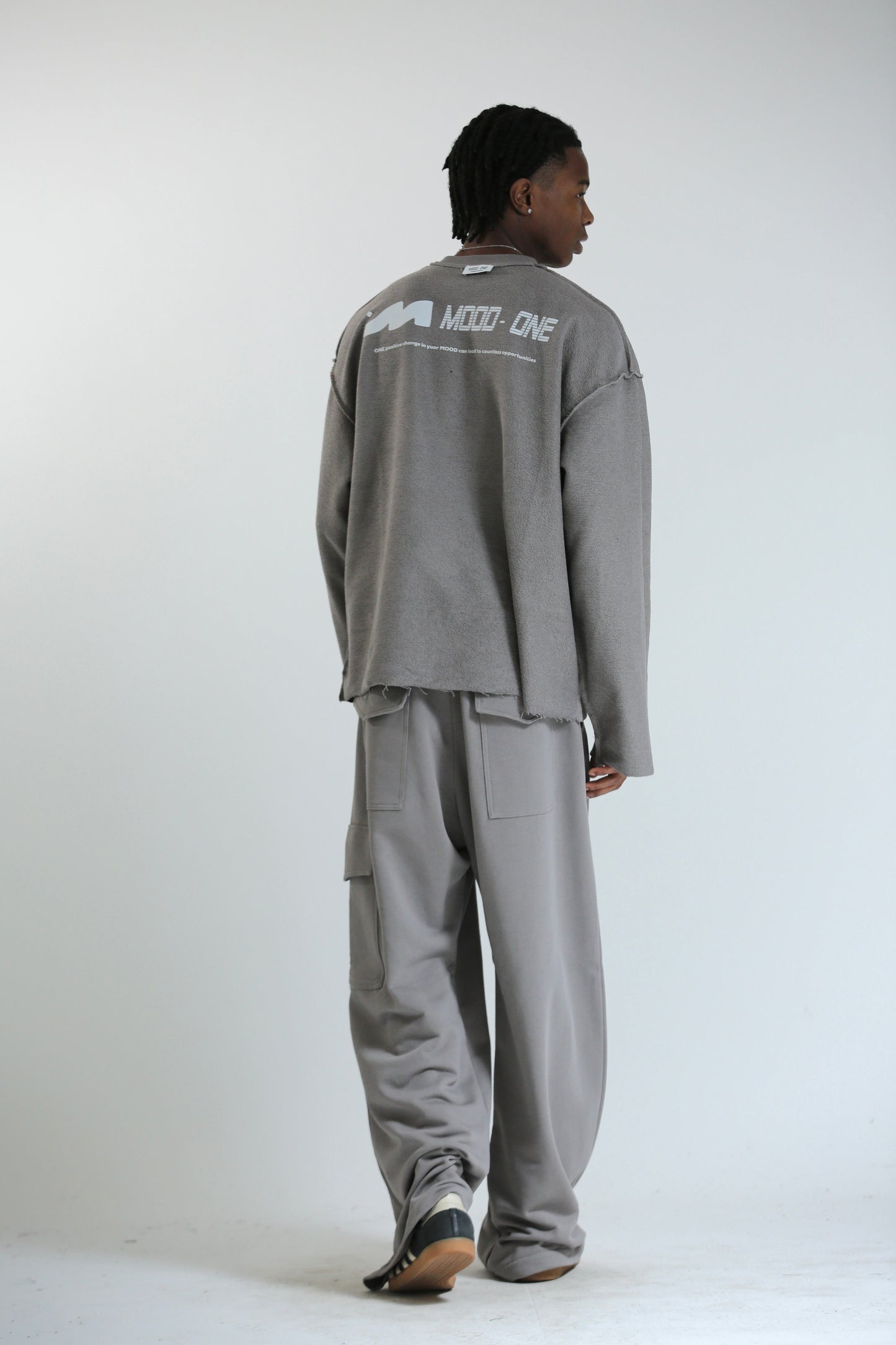 Long sleeve REVERSIBILE grigia
