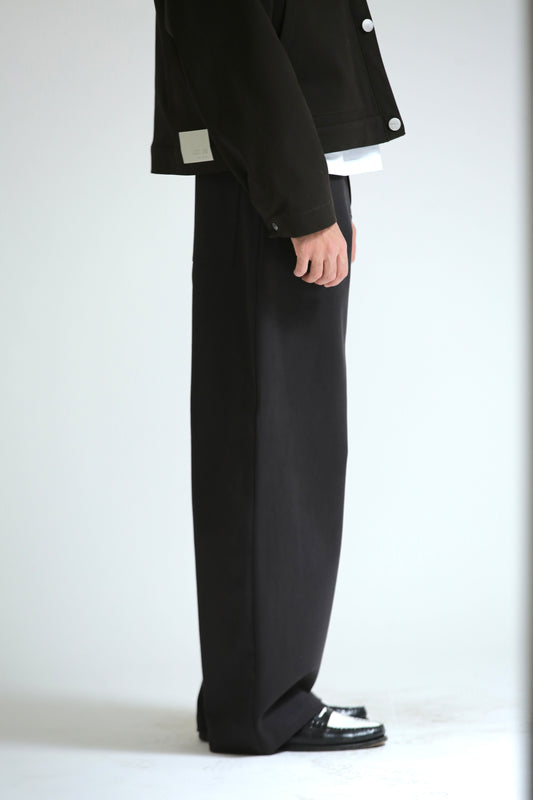 Pantalone Baggy nero in cotone