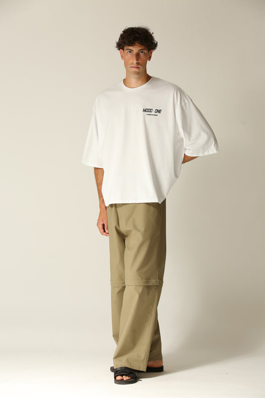 T-shirt crop manica 3/4