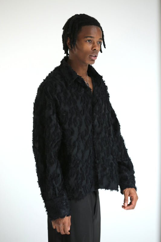 Camicia rilievo nero