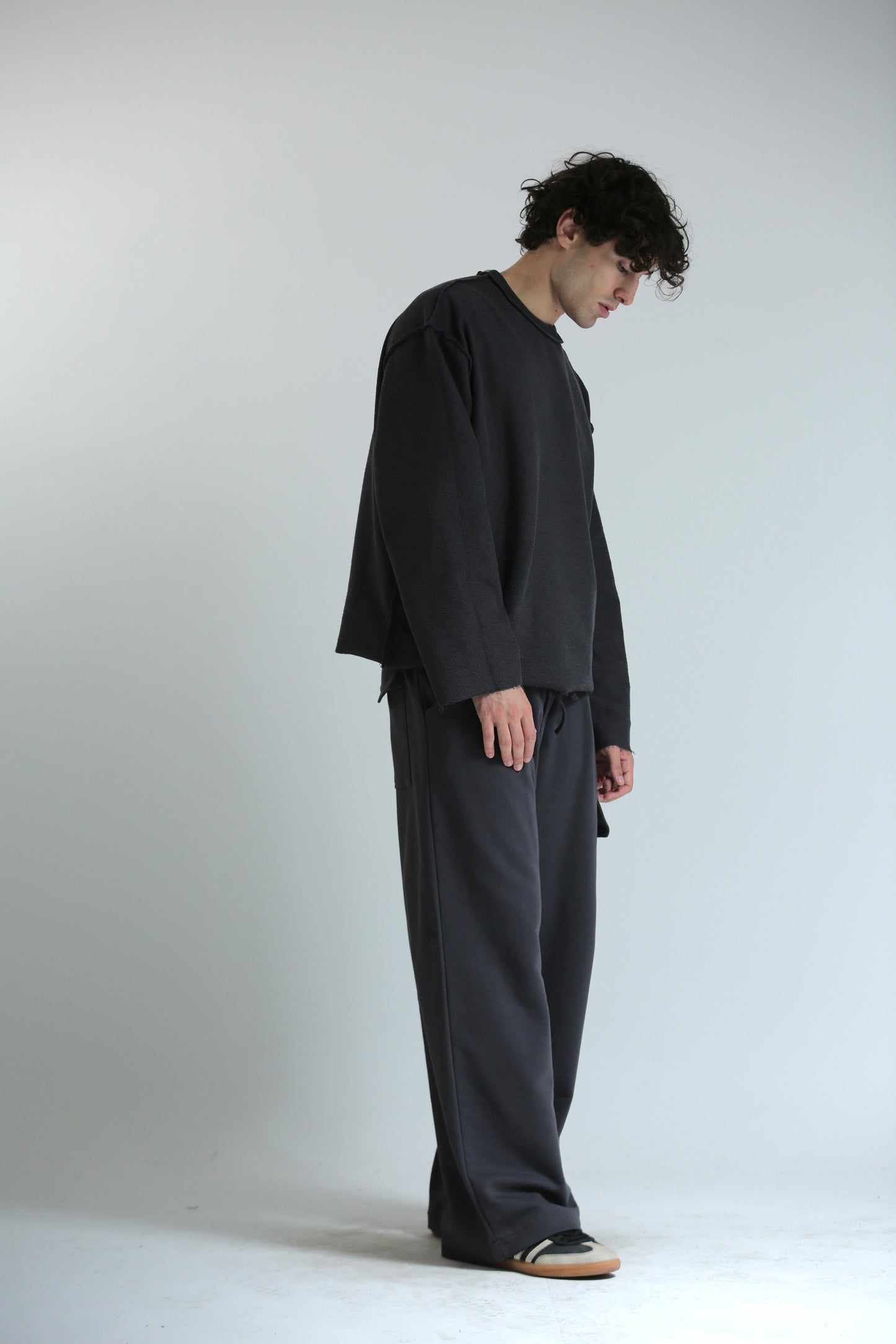 Long sleeve REVERSIBILE piombo
