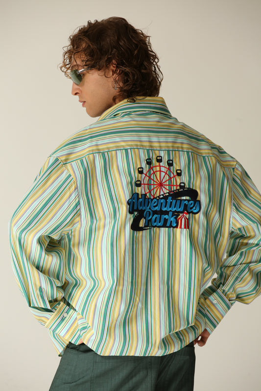 Camicia a righe luna parck
