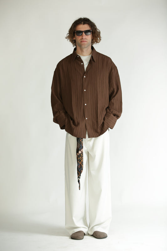 Camicia crepes moro