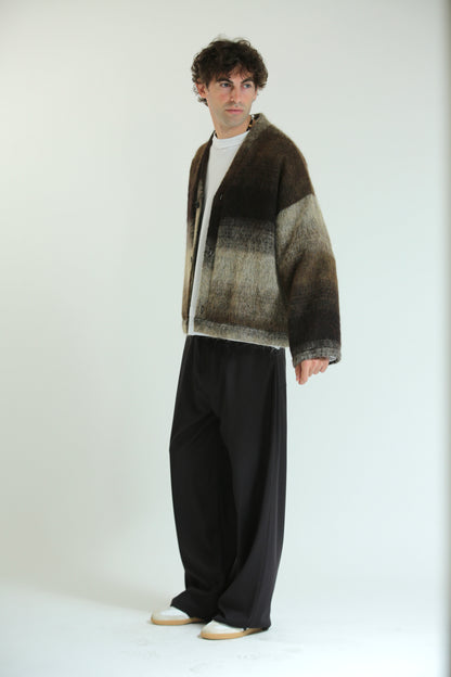 Cardigan mohair moro beige