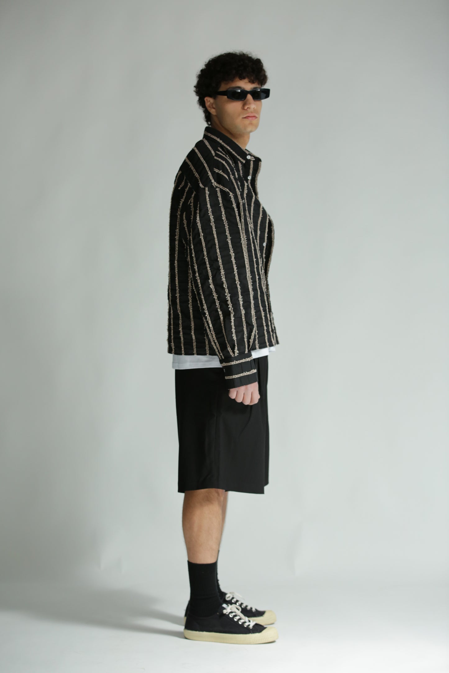 Bermuda oversize nero